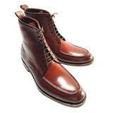 Handmade Brown Leather  Men’s Lace-Up Boots