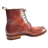 Handmade Brown Leather  Men’s Lace-Up Boots