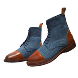 Handmade  Men’s Leather Boots  Premium Tailor-Made Footwear