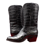 Custom Black Alligator Cowboy Boots Handcrafted Luxury