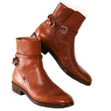 Handmade Brown Leather Jodhpur Boots Tailor-Made Luxury