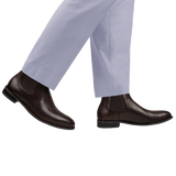 Chester - Men's Dark Brown Calf Leather Chelsea Boot