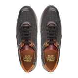 Rento - Men's Multicolor Calf Leather and Harris Tweed Jogger