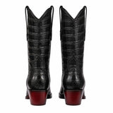Custom Black Alligator Cowboy Boots Handcrafted Luxury