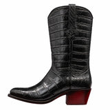 Custom Black Alligator Cowboy Boots Handcrafted Luxury