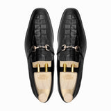 Dukhan - Men's Black Calf Leather Loafer
