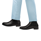 Chester - Men's Black Calf Leather Chelsea Boot